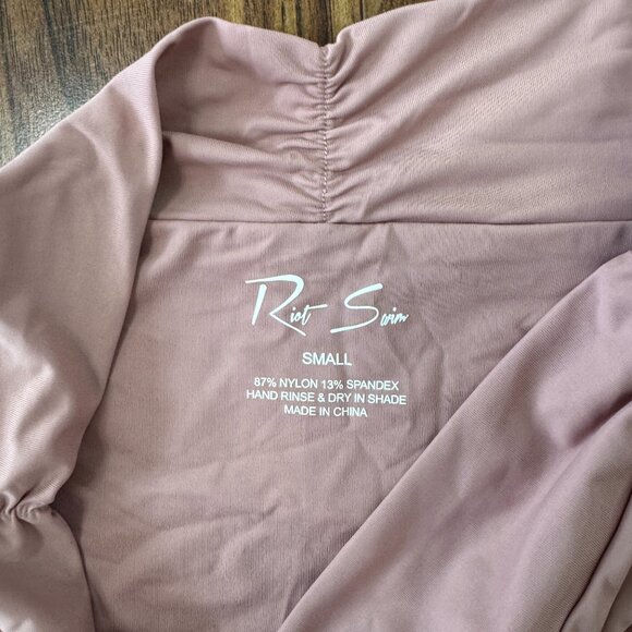 RIOT SWIM Pico High Waist Swim Bikini Set NEW Small - Picture 7 of 8